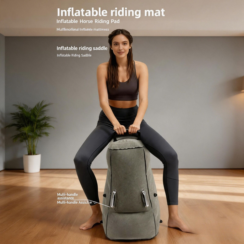 Outdoor Furniture Pillows - Inflatable Mattress Horse Riding Pad Armrest