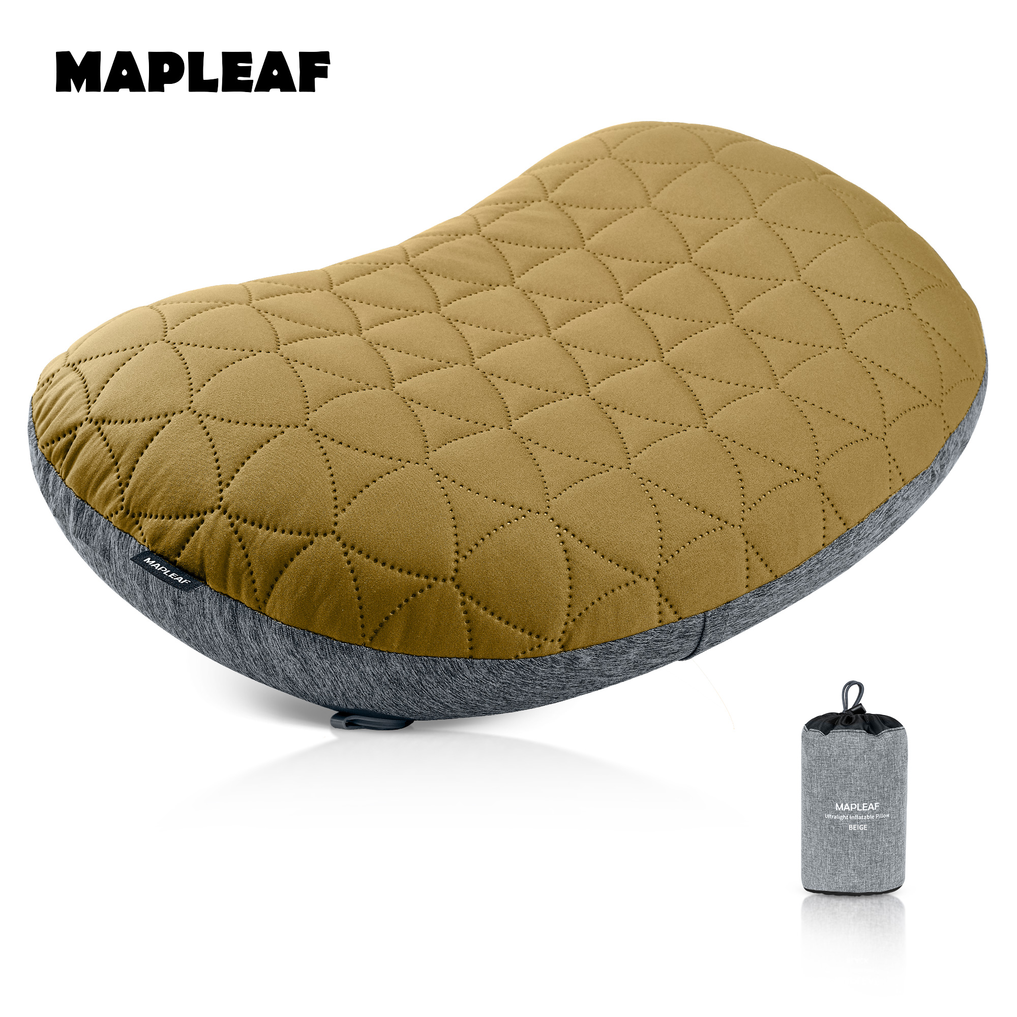 Outdoor Furniture Pillows - MAPLEAF Camping Inflatable Pillow TPU UltraLight