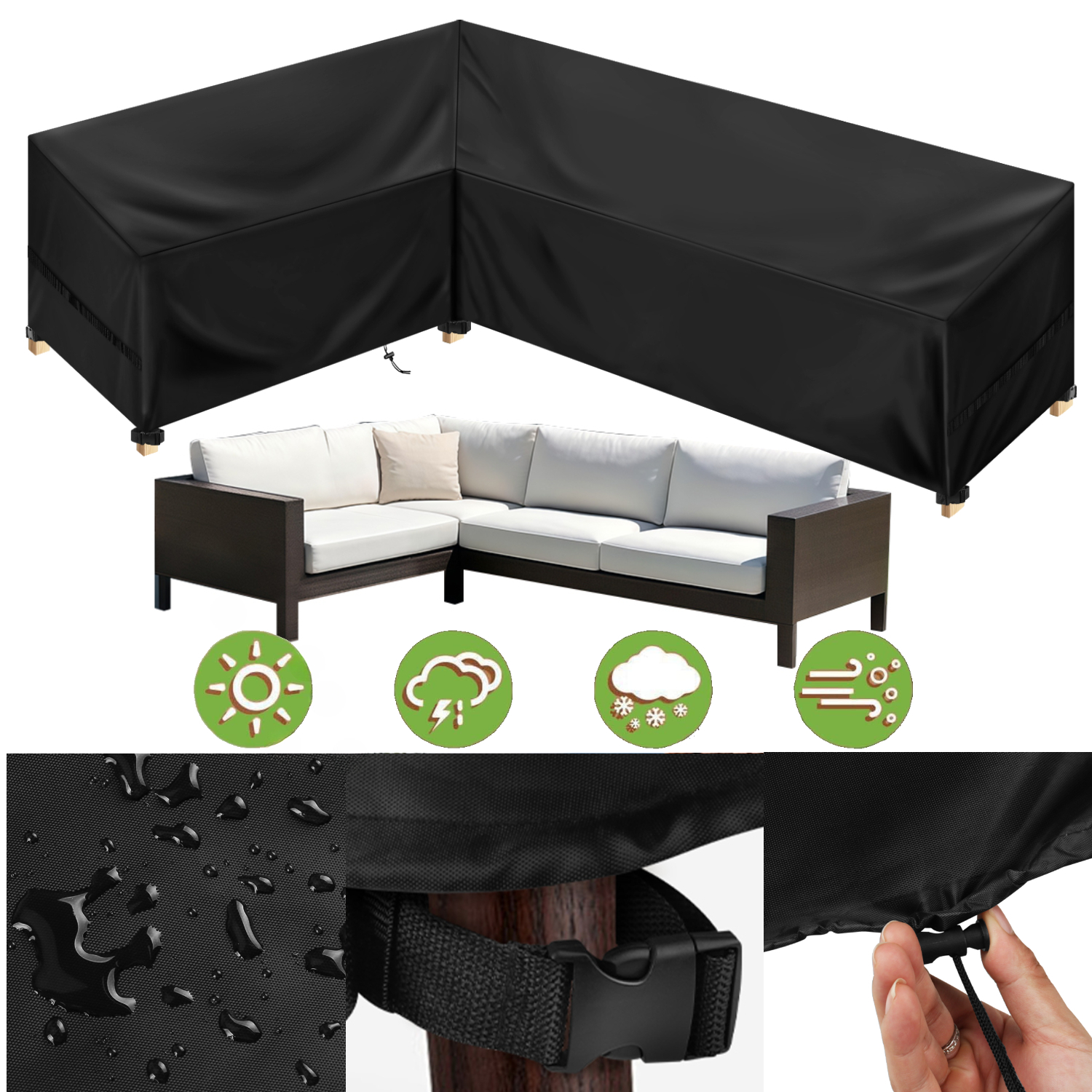 Outdoor Waterproof Sectional S - Outdoor Furniture Varnish reseña y precio