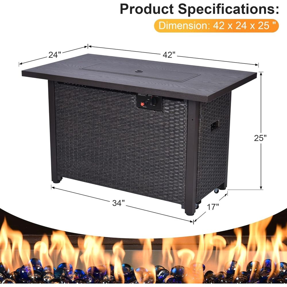 13-Piece Outdoor Sectional Pat - Outdoor Furniture And Fire Pit reseña y precio