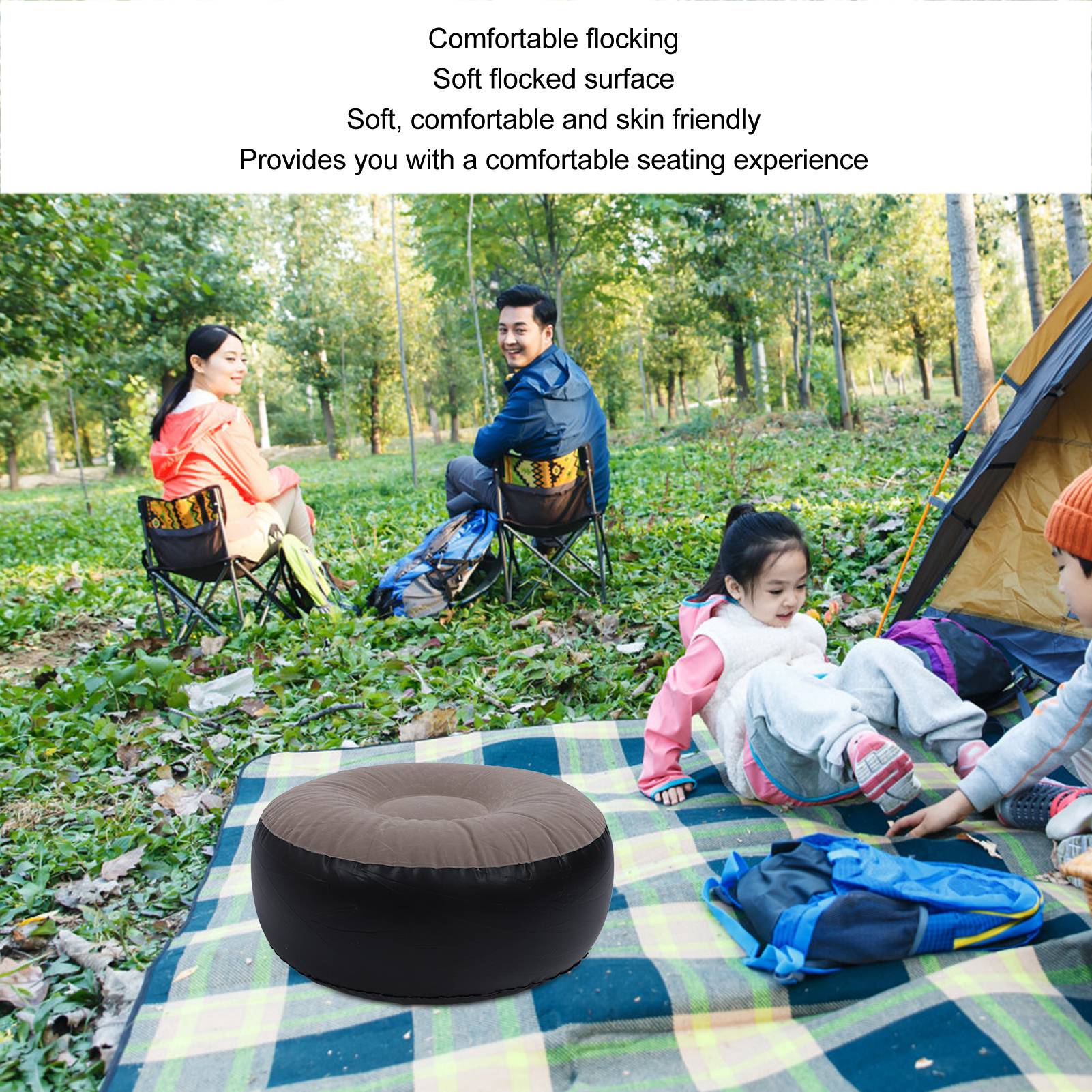 Inflatable Flocking Stool Mult - Outdoor Furniture Design reseña y precio