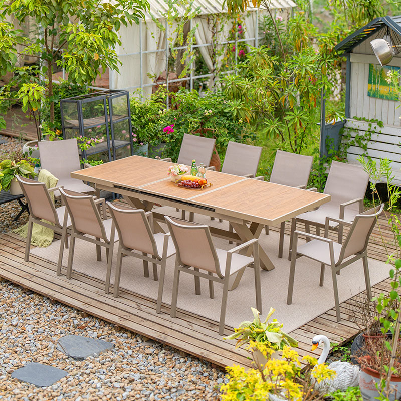 Modern Durable Aluminum Garden - Outdoor Furniture Dining Set reseña y precio