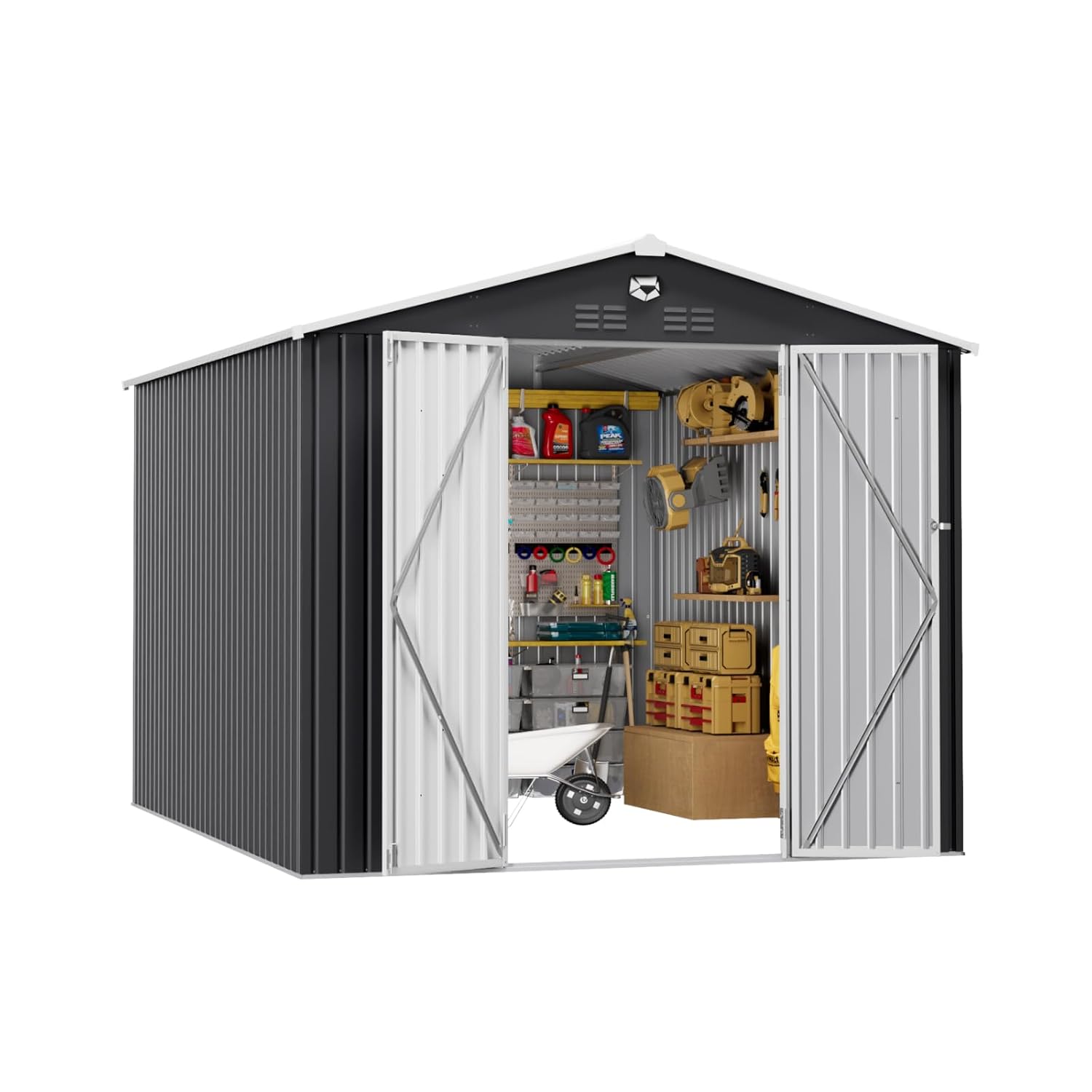 10x12 FT Metal Outdoor Storage - Outdoor Furniture Design reseña y precio