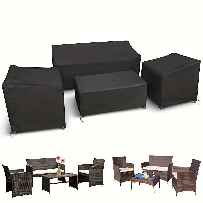 4pcs/Set Patio Furniture Cover - Outdoor Furniture Varnish reseña y precio