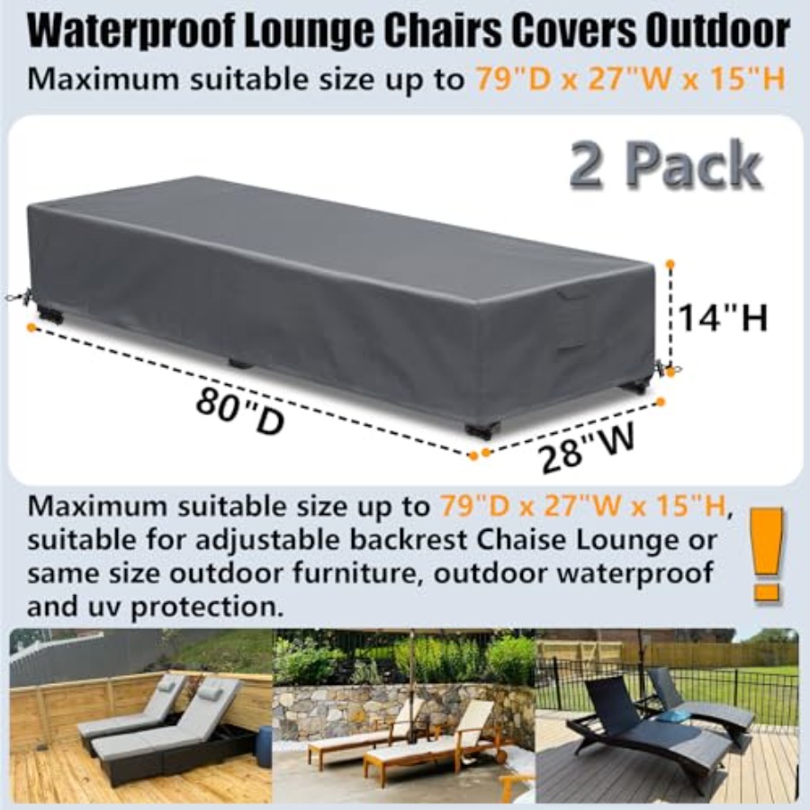 Outdoor Chaise Lounge Covers 6 - Outdoor Furniture Design reseña y precio