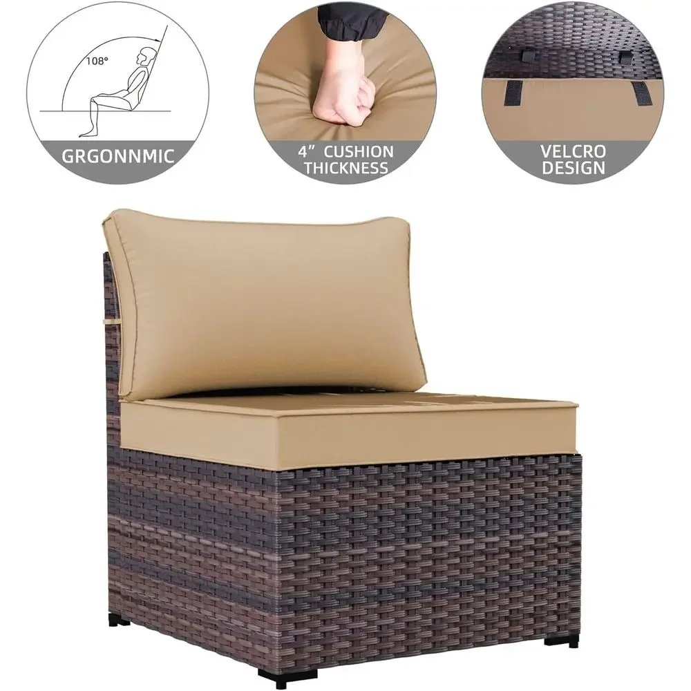8-Piece Outdoor Patio Furnitur - Outdoor Furniture And Fire Pit reseña y precio