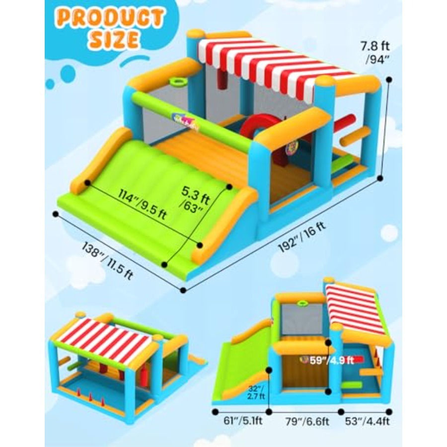 Extra Large Bounce House for B - Outdoor Furniture Zone reseña y precio