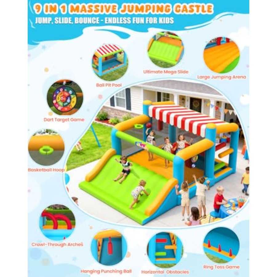 Extra Large Bounce House for B - Outdoor Furniture Zone reseña y precio
