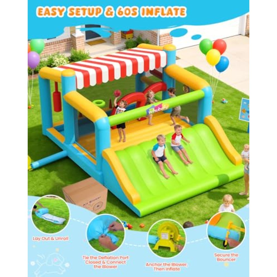 Extra Large Bounce House for B - Outdoor Furniture Zone reseña y precio