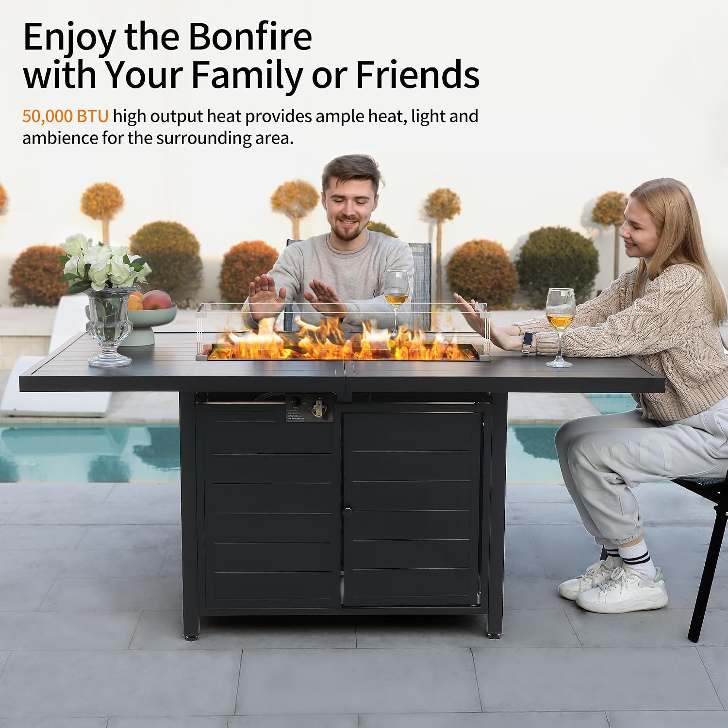 7 Pieces Patio Furniture Set w - Outdoor Furniture Dining Set reseña y precio