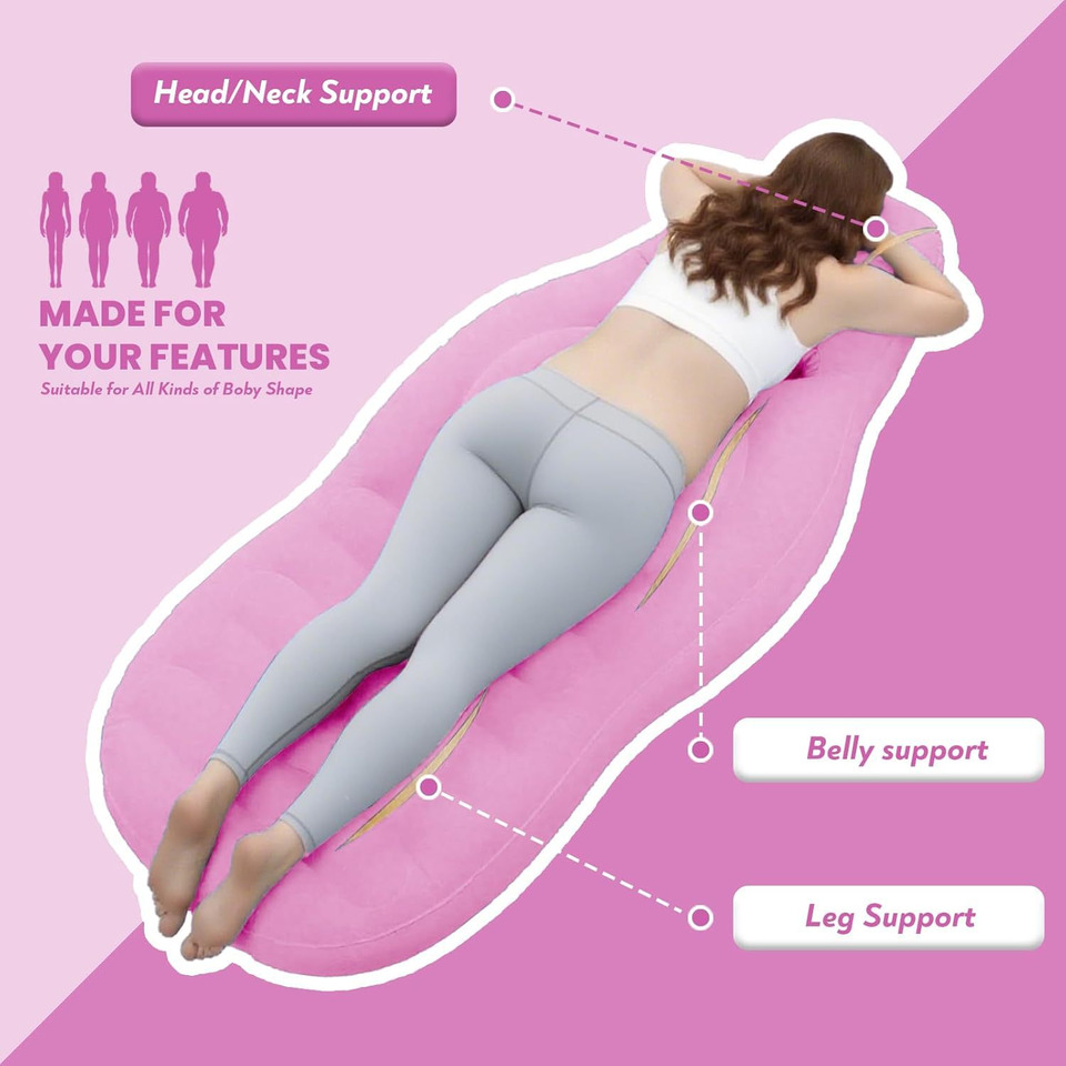 Inflatable Pregnancy Pillow Yo - Outdoor Furniture Pillows reseña y precio