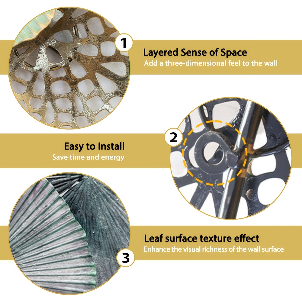 Large Metal Wall Art Decor 52. - Outdoor Furniture Design reseña y precio