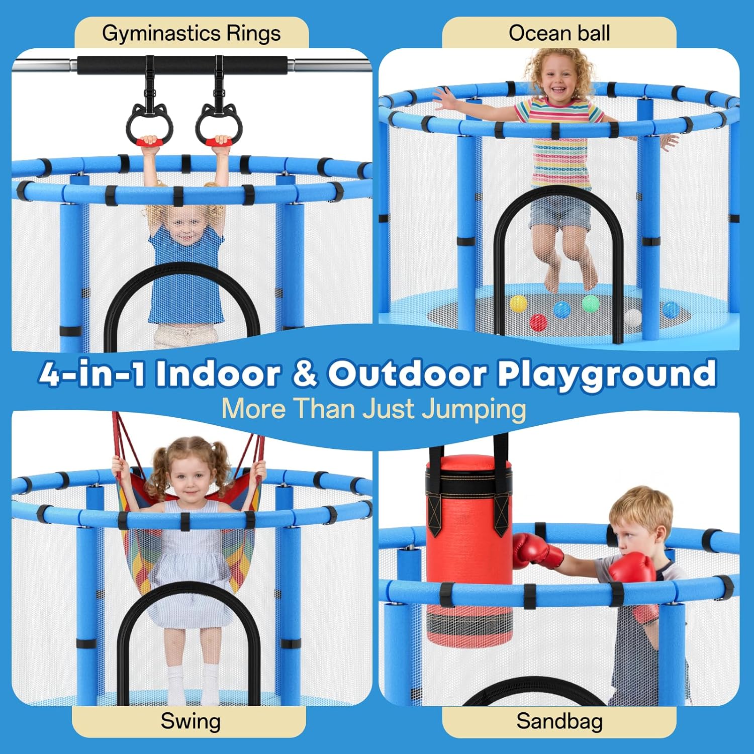 Toddler Trampoline,Trampoline  - Outdoor Furniture Design reseña y precio