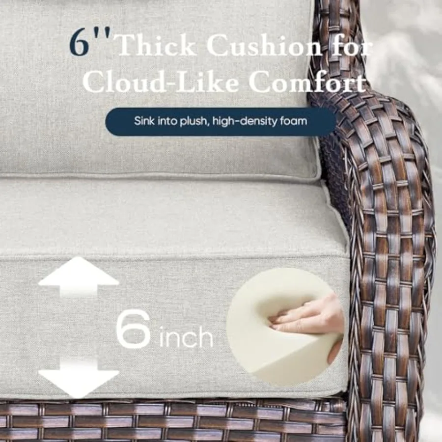 Outdoor swivel rocker patio ch - Outdoor Furniture Zone reseña y precio