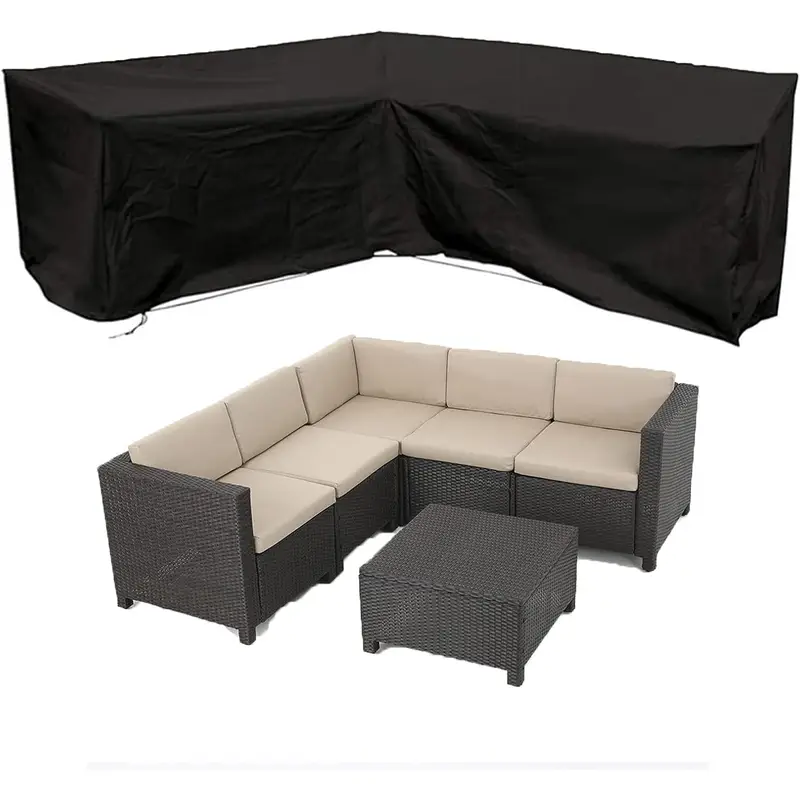 Anti-UV L-shaped Outdoor Sofa  - Outdoor Furniture Varnish reseña y precio