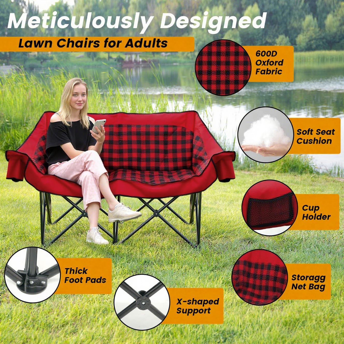 Heated Double Camping Couch Wi - Outdoor Furniture Zone reseña y precio