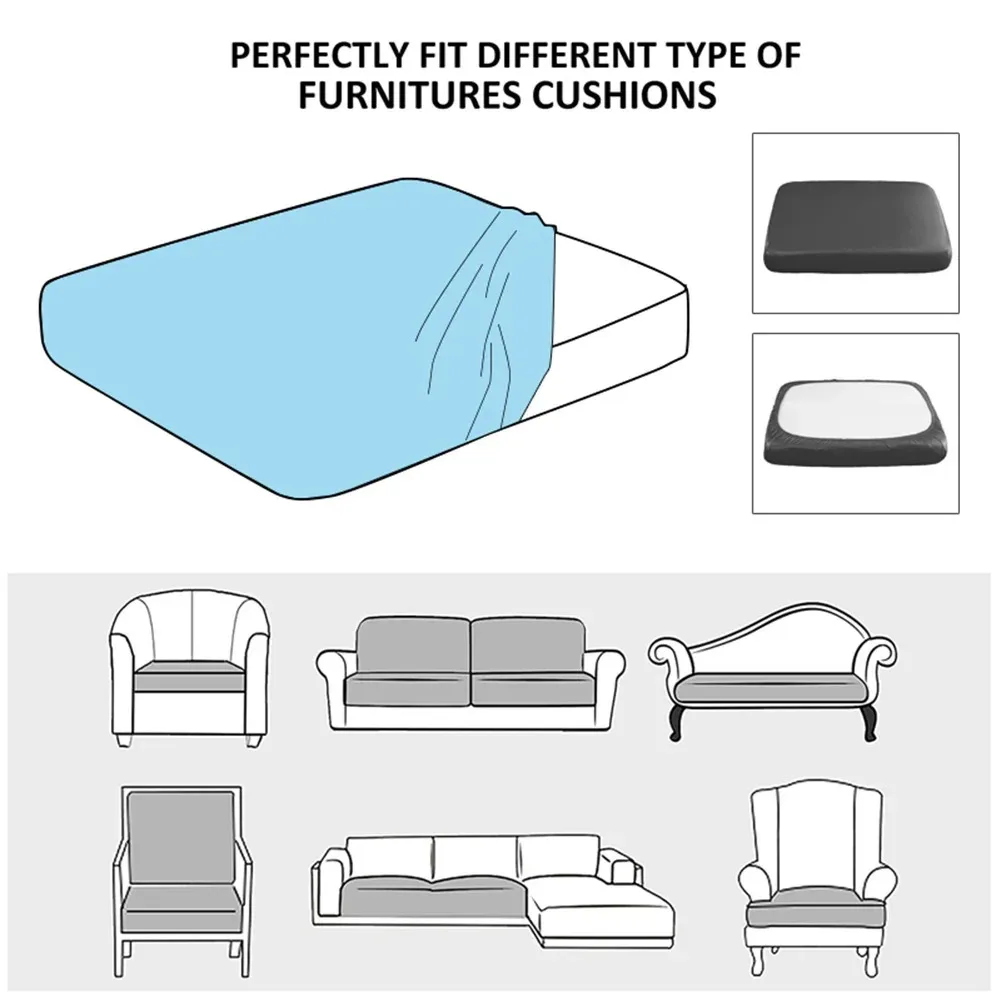 Elastic Velvet Sofa Seat Cushi - Outdoor Furniture Bali Style reseña y precio