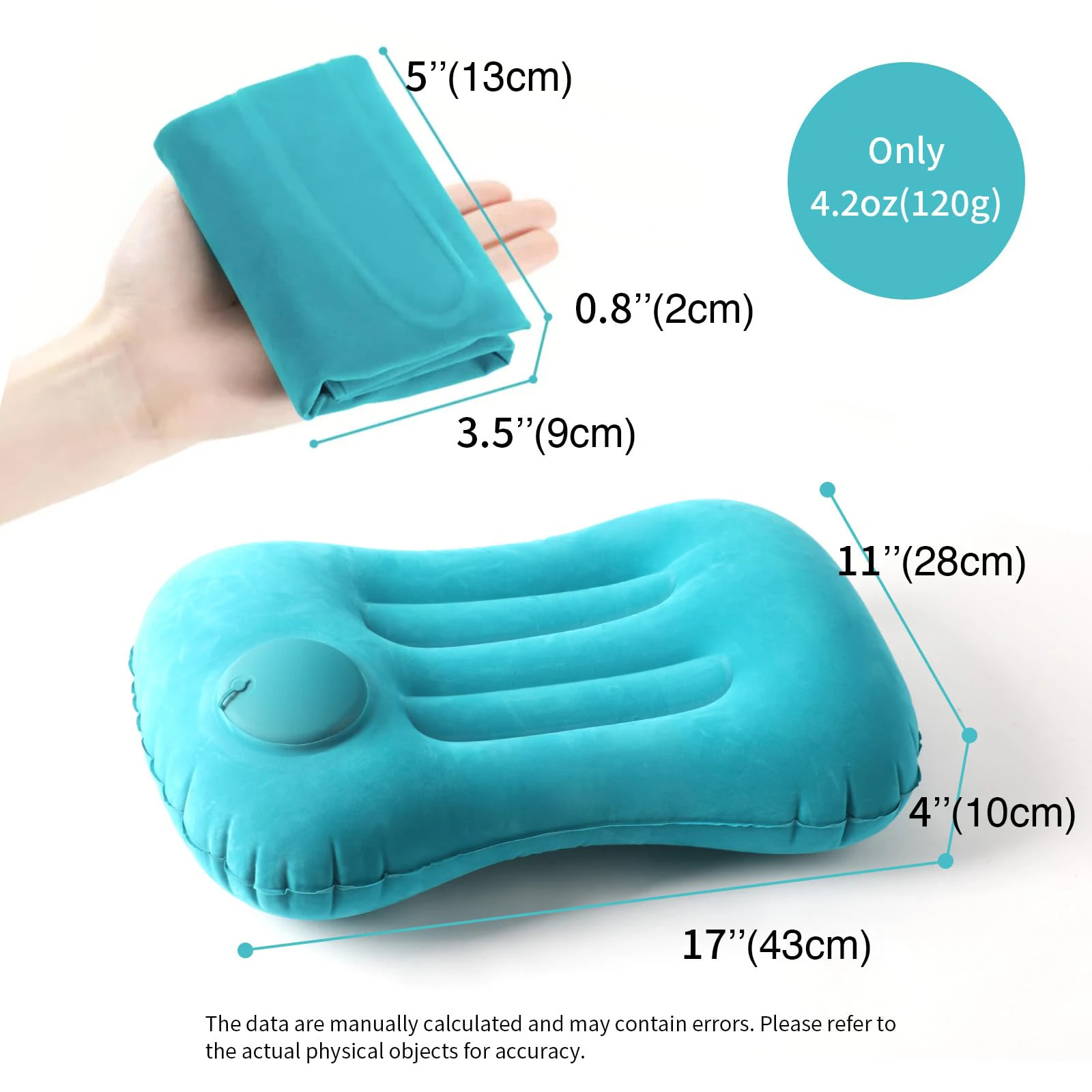 Portable Comfortable Inflatabl - Outdoor Furniture Pillows reseña y precio