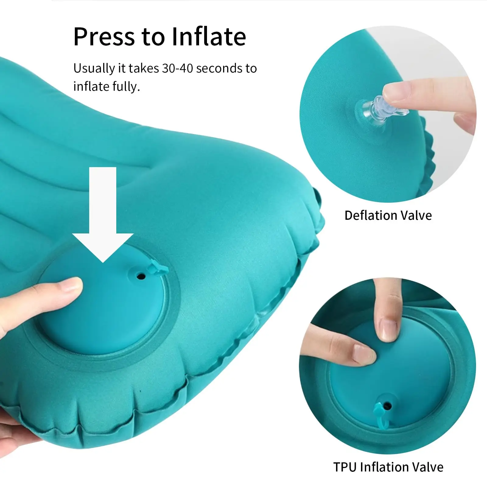 Portable Comfortable Inflatabl - Outdoor Furniture Pillows reseña y precio