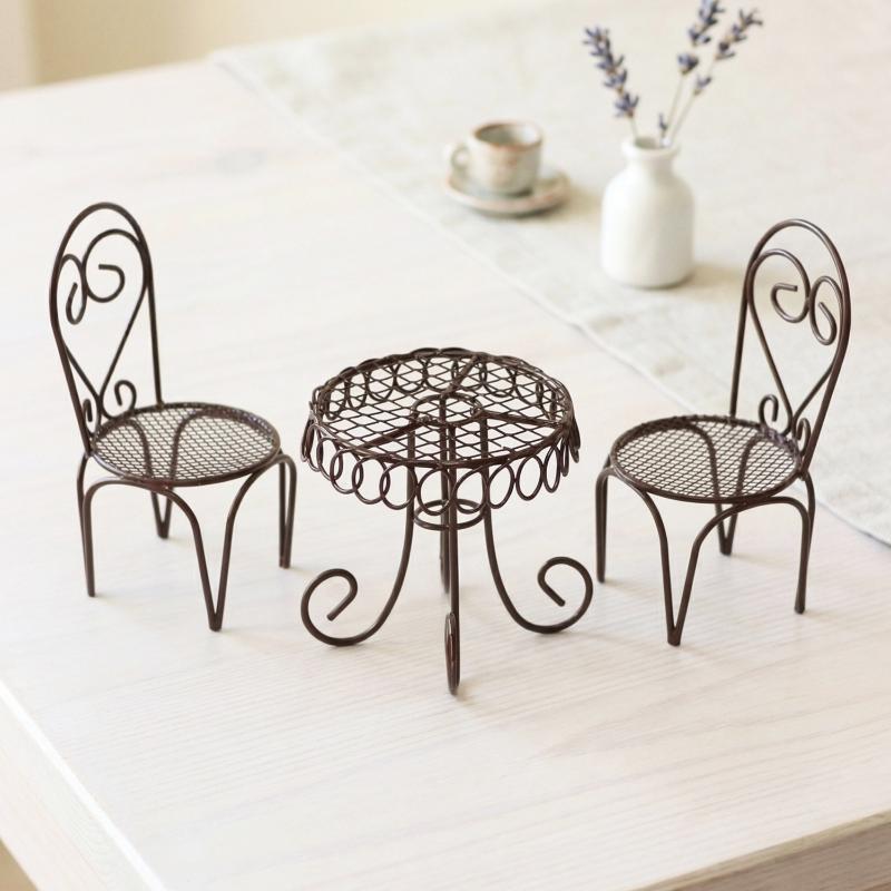 1/3Pcs Dollhouse Garden Displa - Outdoor Furniture Design reseña y precio