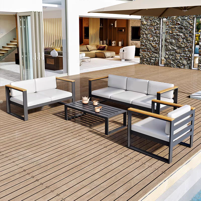 Modern Style Aluminum Patio So - Outdoor Furniture Dining Set reseña y precio