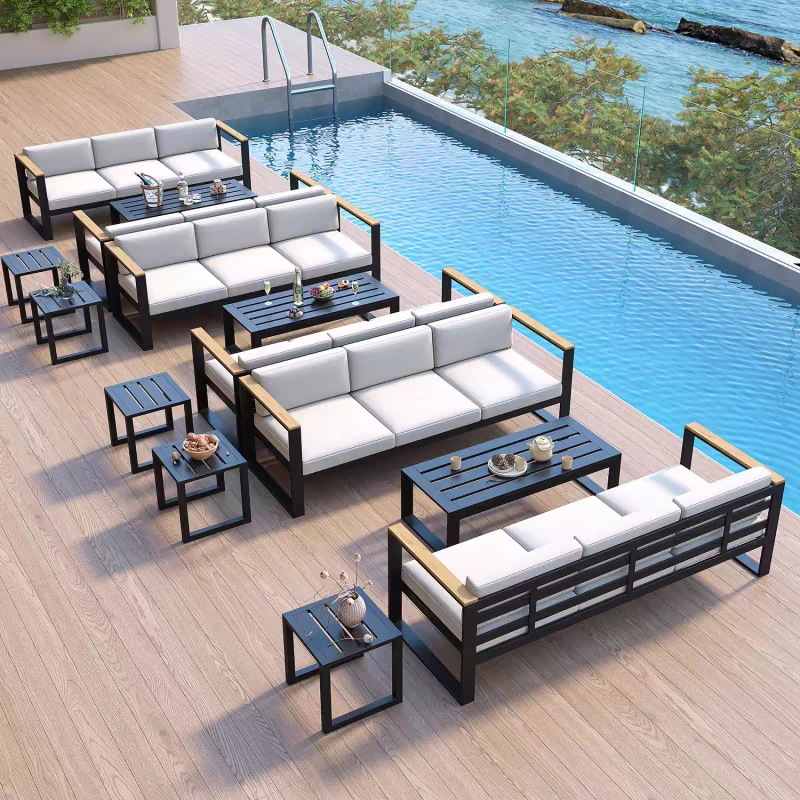 Modern Style Aluminum Patio So - Outdoor Furniture Dining Set reseña y precio