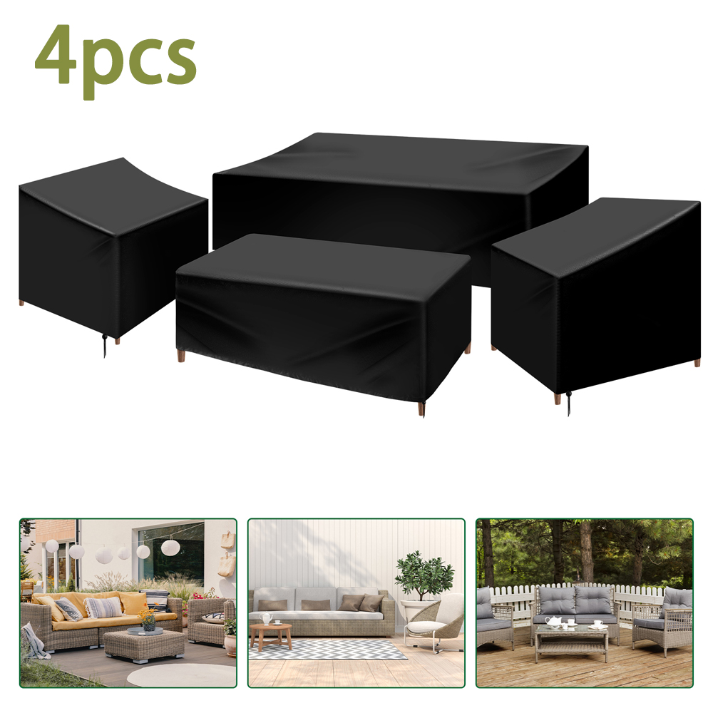 4Pcs Patio Furniture Cover Set - Outdoor Furniture Varnish reseña y precio