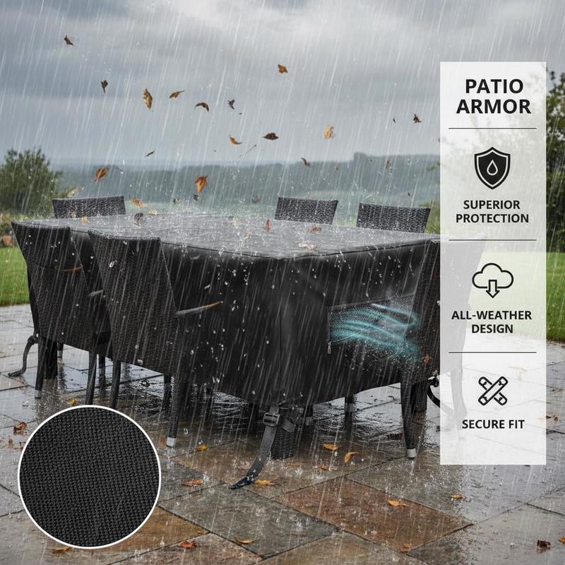 Outdoor Table Set Protector 74 - Outdoor Furniture Design reseña y precio