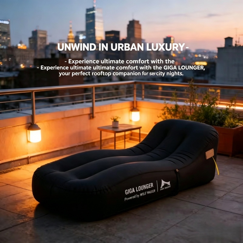TPU Automatic Inflatable Chair - Outdoor Furniture Pillows reseña y precio