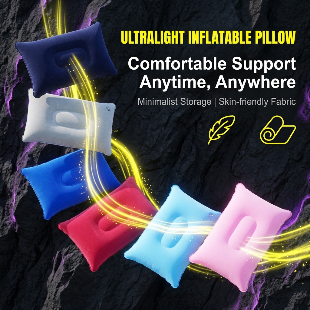 Inflatable Travel Pillow, Port - Outdoor Furniture Pillows reseña y precio