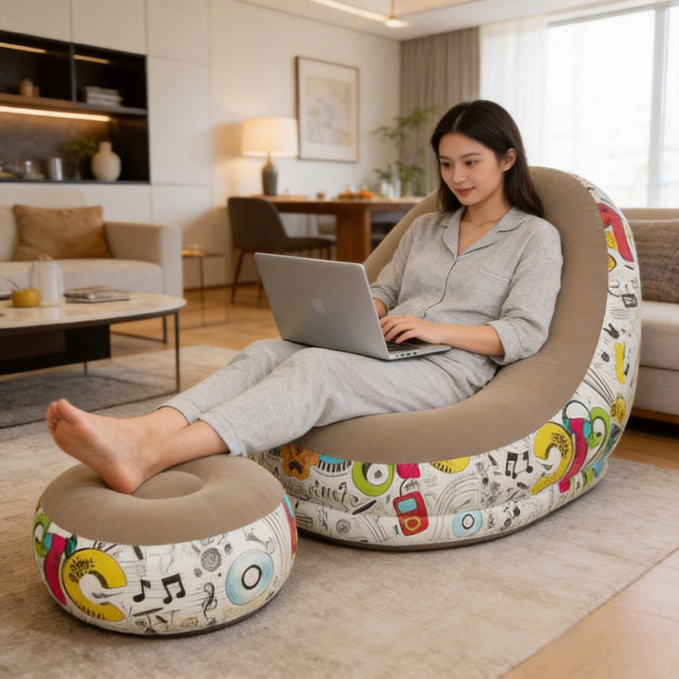 Modern Eco-flocked PVC Inflata - Outdoor Furniture Design reseña y precio