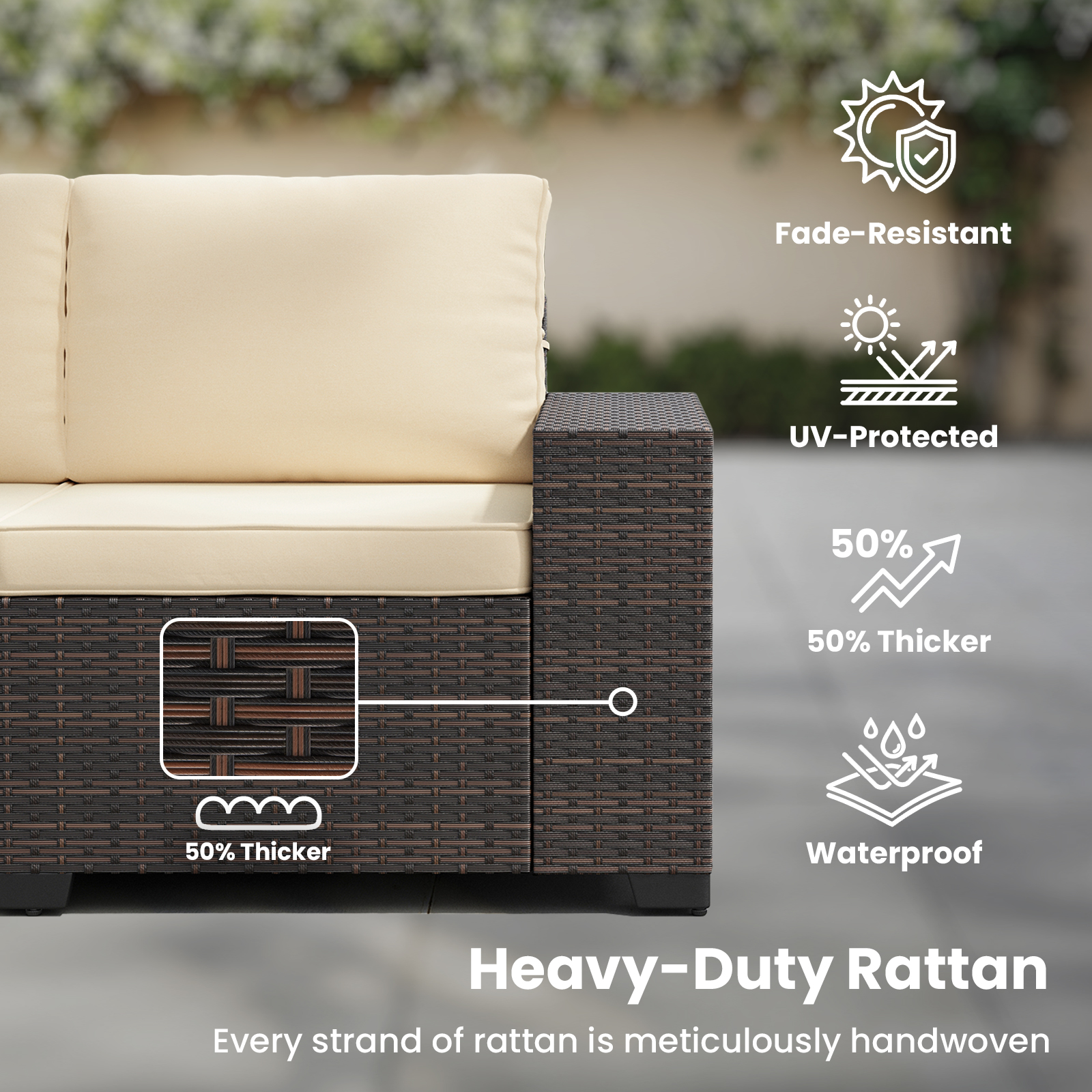 7 Piece Patio Furniture Set wi - Outdoor Furniture And Fire Pit reseña y precio