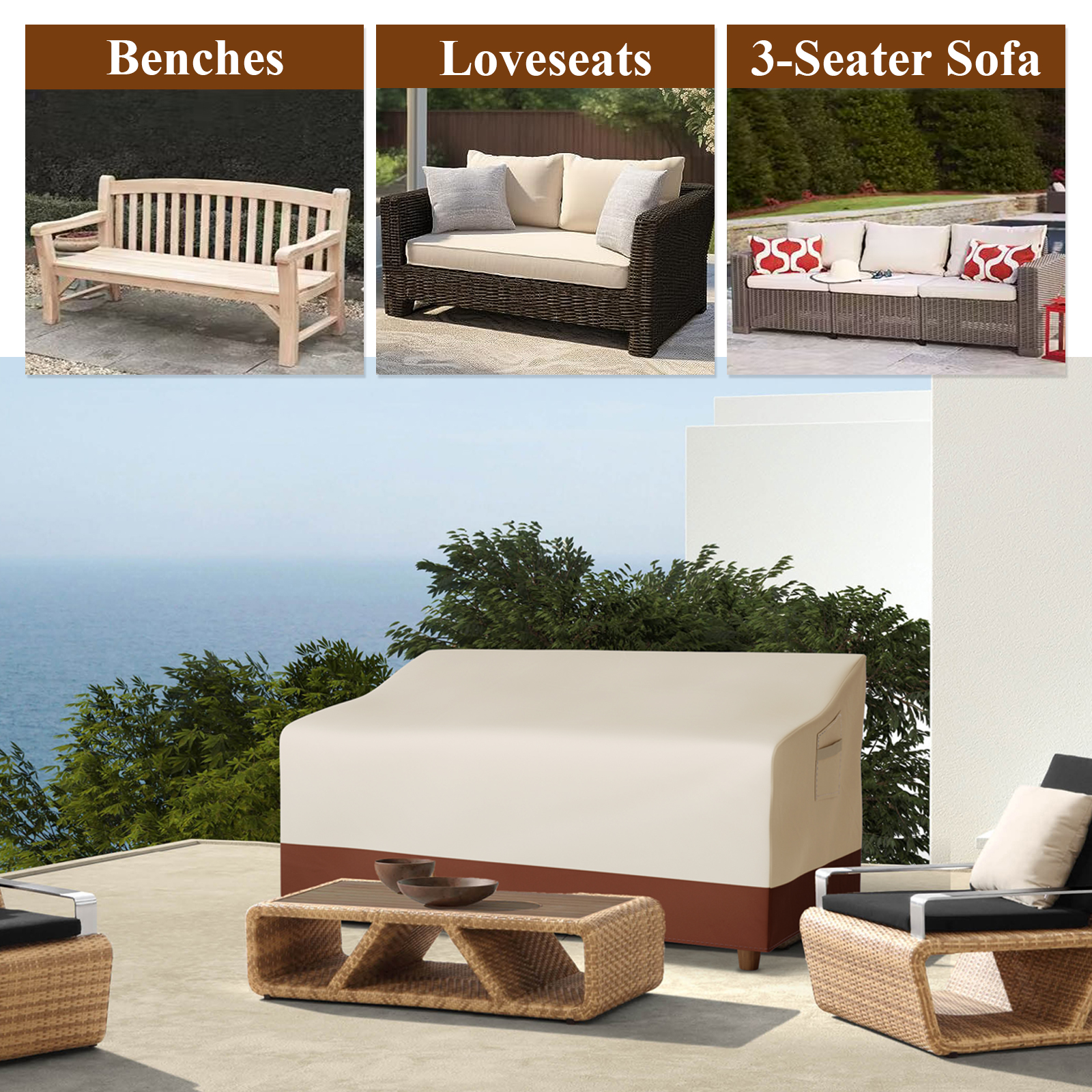 Outdoor Sofa Cover Waterproof  - Outdoor Furniture Varnish reseña y precio