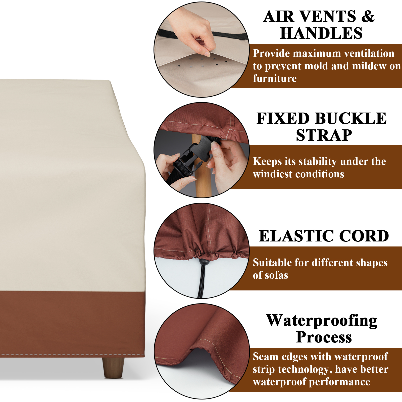 Outdoor Sofa Cover Waterproof  - Outdoor Furniture Varnish reseña y precio