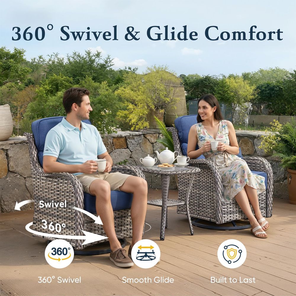 Luxury 6 Thick Cushioned Outdo - Outdoor Furniture Zone reseña y precio